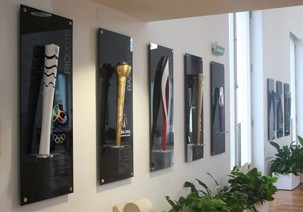 Comité Olímpico de Portugal - Exposição tochas olímpicas